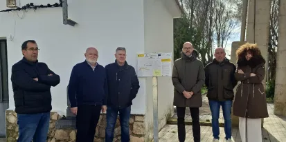 Obras de la Agencia del Agua en El Ballestero