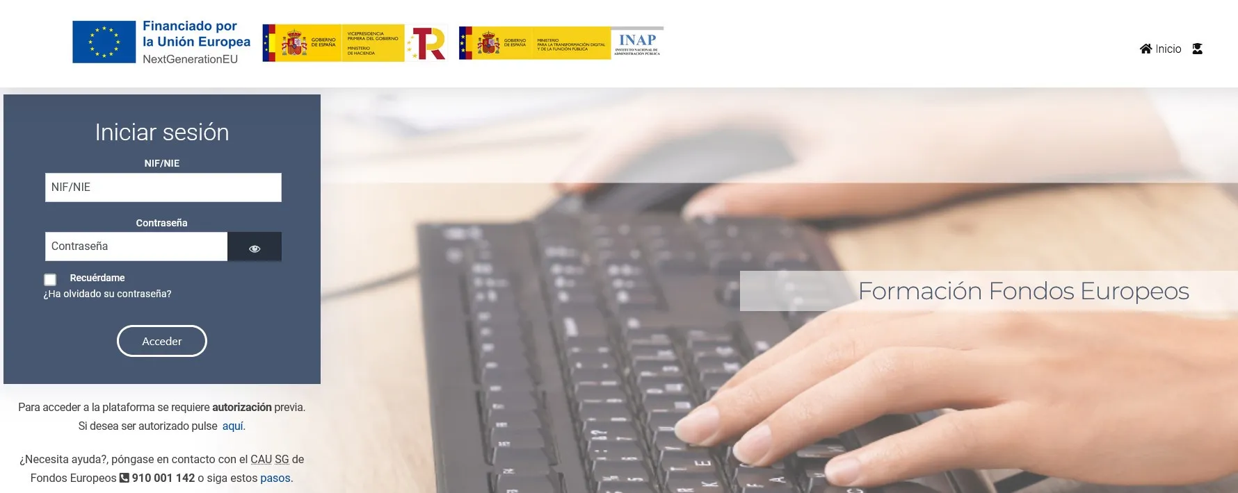 Imagen Formación Plan de Recuperación Transformación y Resiliencia